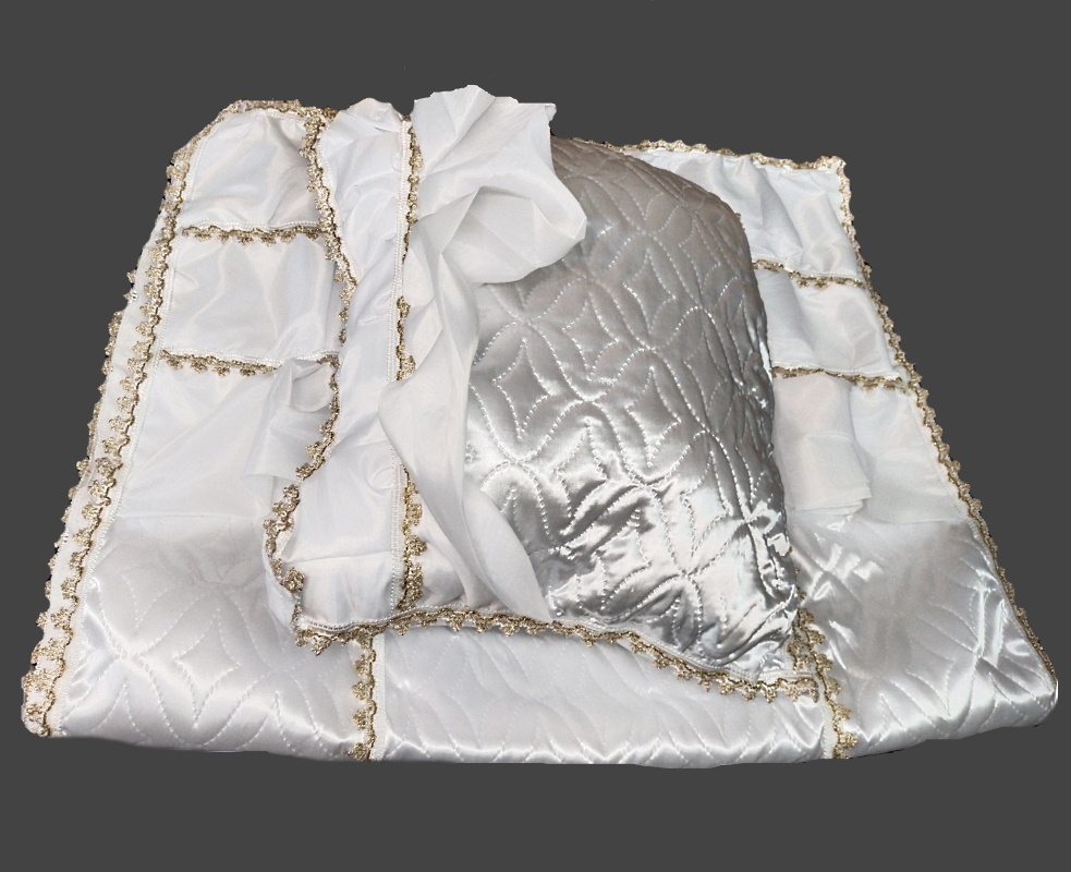 Комплекты в гроб, покрывала ритуальные